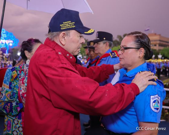 Acto oficial del 46 aniversario de fundación del Ministerio del Interior de la República de Nicaragua