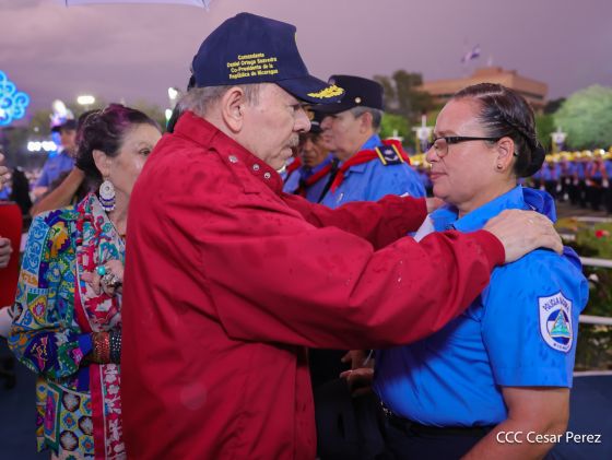 Acto oficial del 46 aniversario de fundación del Ministerio del Interior de la República de Nicaragua