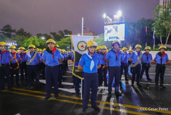 Acto oficial del 46 aniversario de fundación del Ministerio del Interior de la República de Nicaragua