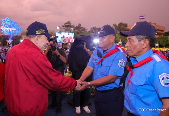 Acto oficial del 46 aniversario de fundación del Ministerio del Interior de la República de Nicaragua
