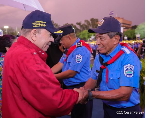 Acto oficial del 46 aniversario de fundación del Ministerio del Interior de la República de Nicaragua
