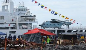 Nicaragua celebra acto oficial de recibimiento del Buque Hospital Arca de la Ruta de la Seda
