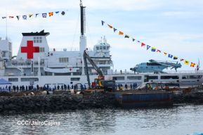 Nicaragua celebra acto oficial de recibimiento del Buque Hospital Arca de la Ruta de la Seda
