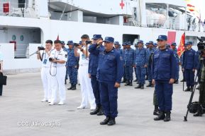 Nicaragua celebra acto oficial de recibimiento del Buque Hospital Arca de la Ruta de la Seda