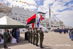 Nicaragua celebra acto oficial de recibimiento del Buque Hospital Arca de la Ruta de la Seda