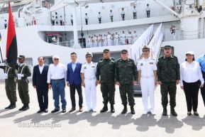 Nicaragua celebra acto oficial de recibimiento del Buque Hospital Arca de la Ruta de la Seda