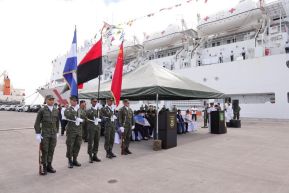 Nicaragua celebra acto oficial de recibimiento del Buque Hospital Arca de la Ruta de la Seda