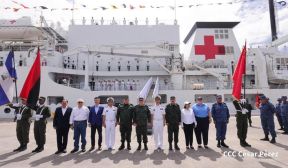 Nicaragua celebra acto oficial de recibimiento del Buque Hospital Arca de la Ruta de la Seda