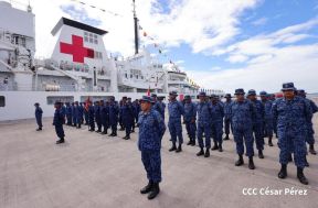Nicaragua celebra acto oficial de recibimiento del Buque Hospital Arca de la Ruta de la Seda