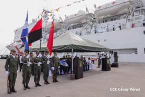 Nicaragua celebra acto oficial de recibimiento del Buque Hospital Arca de la Ruta de la Seda