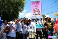 Familias nicaragüenses participan en Caminata por la Unidad y los Valores Familiares