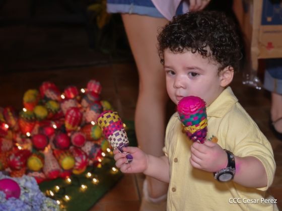 Copresidentes de Nicaragua, comandante Daniel Ortega y Compañera Rosario Murillo celebran la Purísima 
