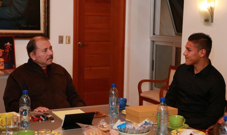 Presidente Daniel se reúne con Oscar Duarte