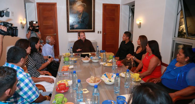 Presidente Daniel se reúne con Oscar Duarte