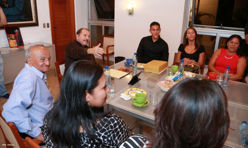 Presidente Daniel se reúne con Oscar Duarte