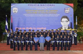 XXVIII Graduación de Cadetes de la Universidad de Ciencias Policiales “Leonel Rugama” de la Policía Nacional