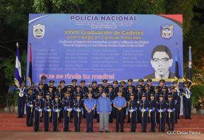 XXVIII Graduación de Cadetes de la Universidad de Ciencias Policiales “Leonel Rugama” de la Policía Nacional