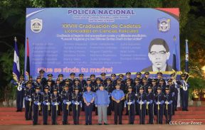 XXVIII Graduación de Cadetes de la Universidad de Ciencias Policiales “Leonel Rugama” de la Policía Nacional