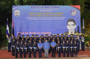 XXVIII Graduación de Cadetes de la Universidad de Ciencias Policiales “Leonel Rugama” de la Policía Nacional