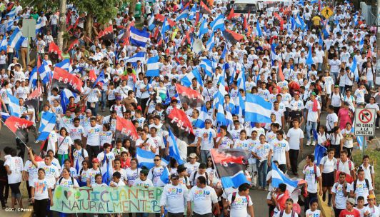Juventud camina en Amor, Paz y Vida hacia Nuevos Tiempos