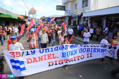Familias de Estelí celebran 35 Aniversario de Liberación de esta ciudad