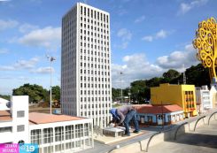 Instalan réplica de Avenida Roosevelt en el Paseo Xolotlán