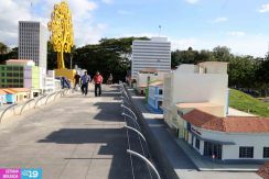 Instalan réplica de Avenida Roosevelt en el Paseo Xolotlán