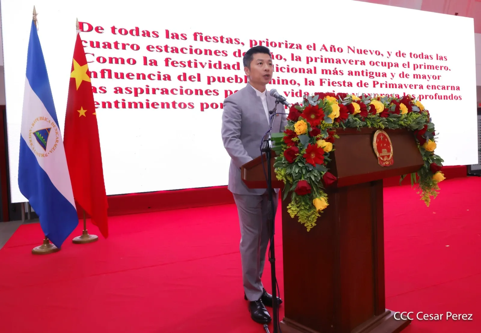 Celebración del Año Nuevo Chino en Nicaragua