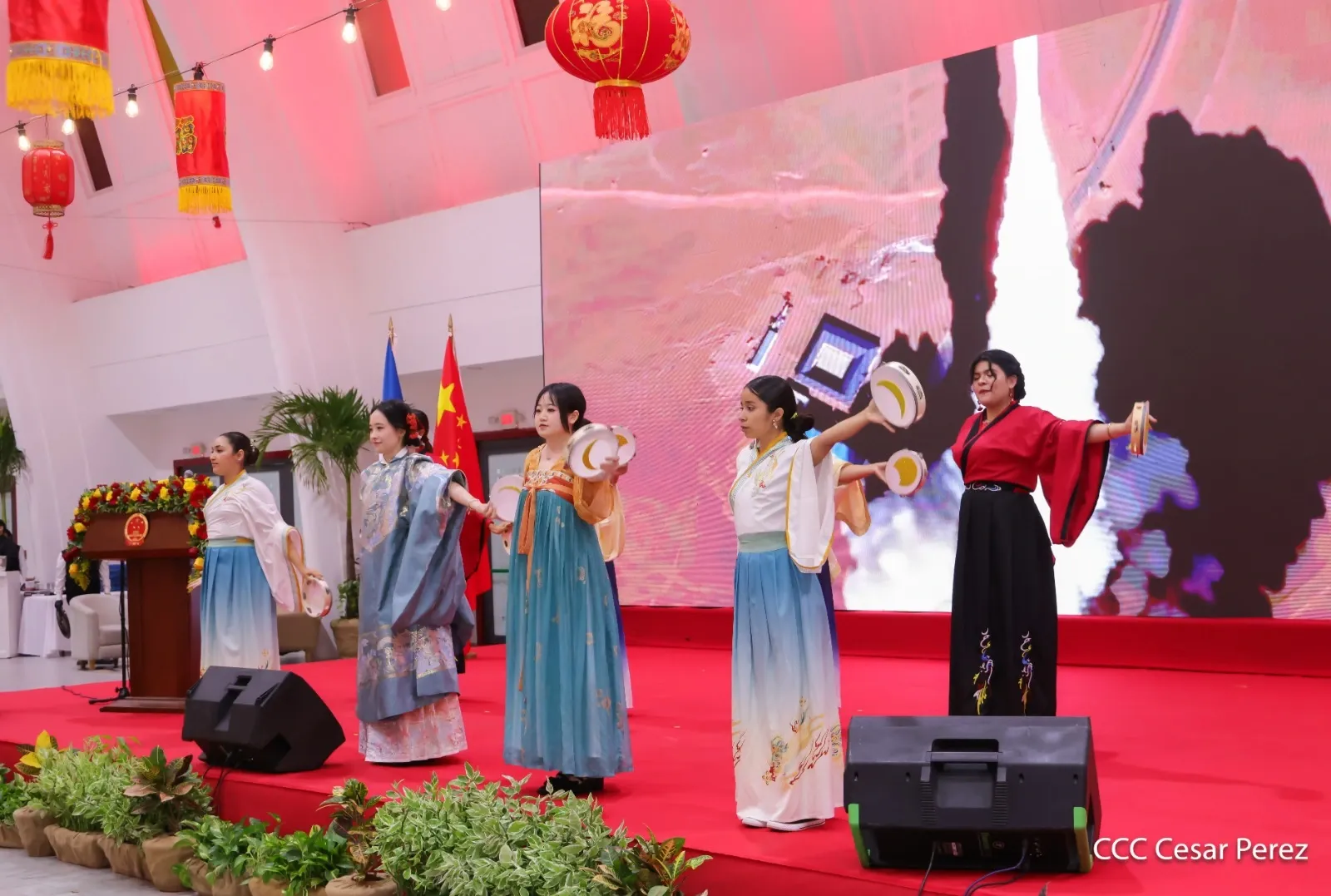 Celebración del Año Nuevo Chino en Nicaragua