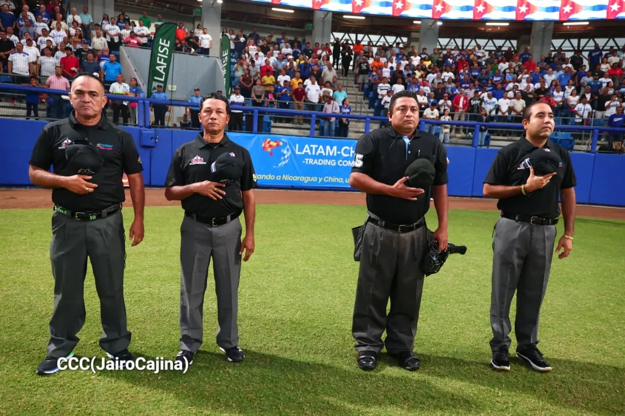 Juego uno de la Serie Internacional entre Nicaragua vs. Cuba