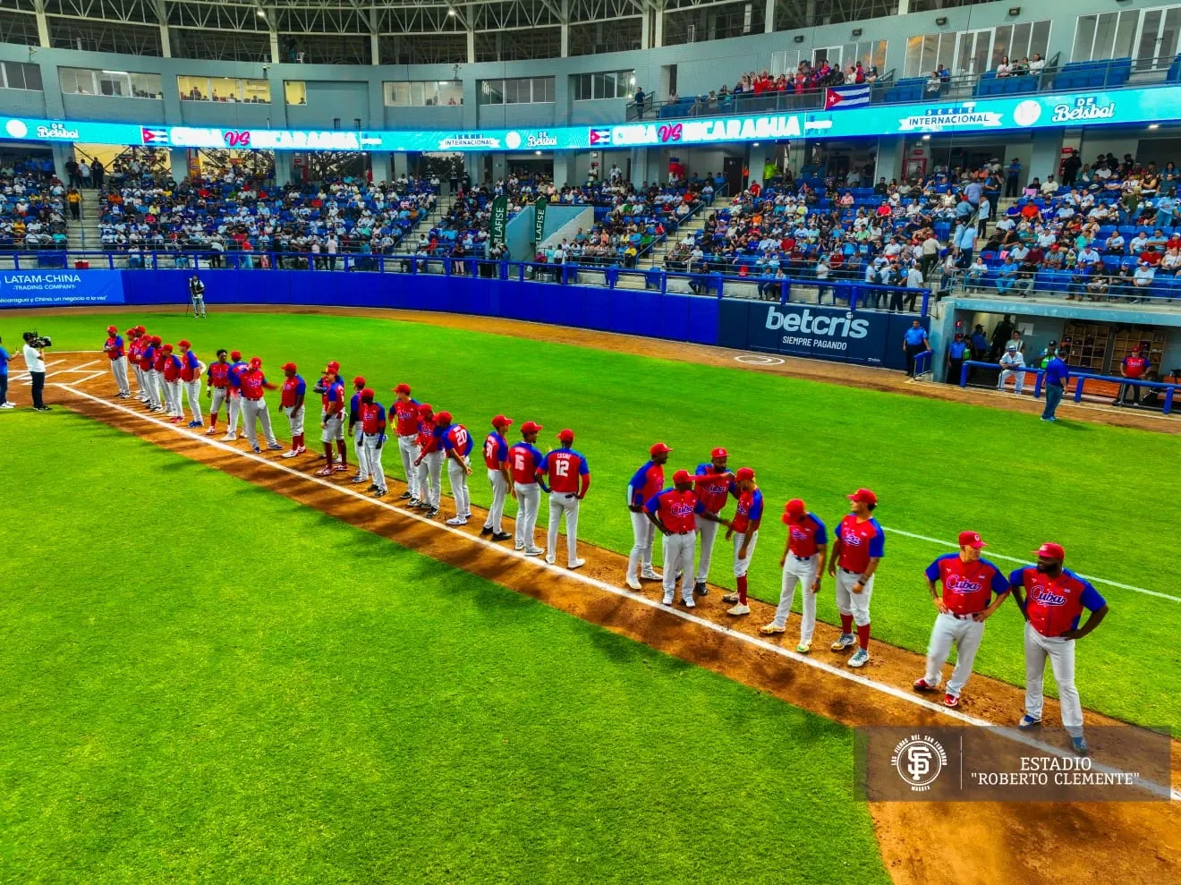 Juego uno de la Serie Internacional entre Nicaragua vs. Cuba