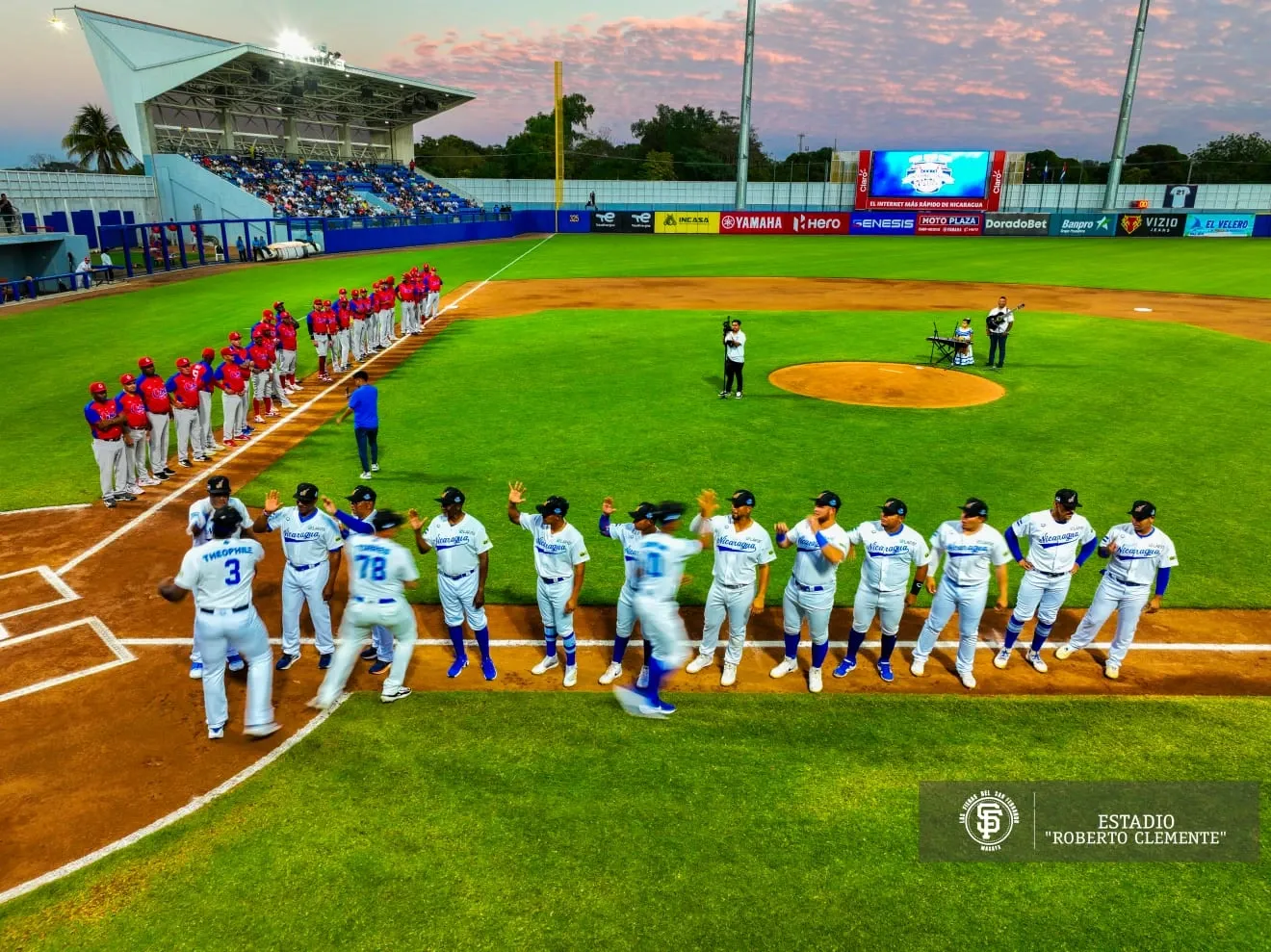 Juego uno de la Serie Internacional entre Nicaragua vs. Cuba