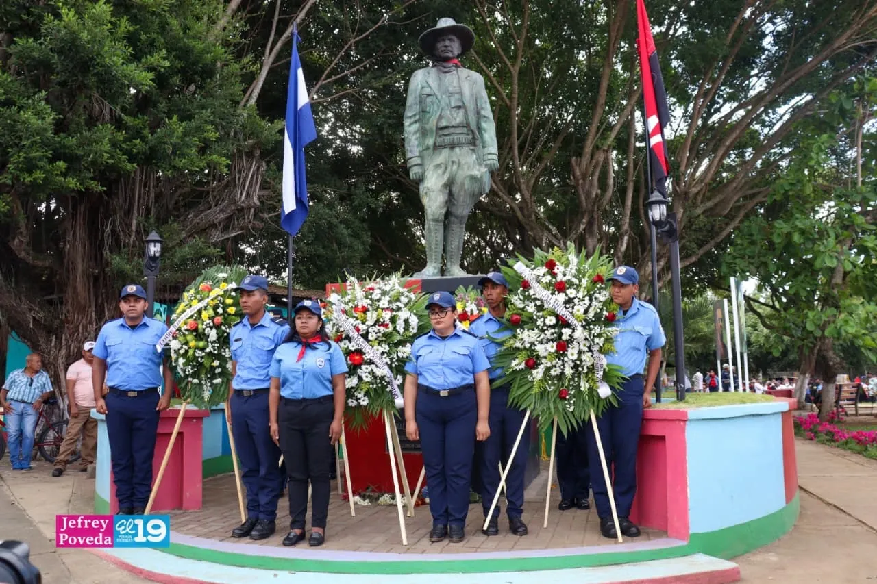 Actos culturales conmemoran la inmortalidad del General Sandino