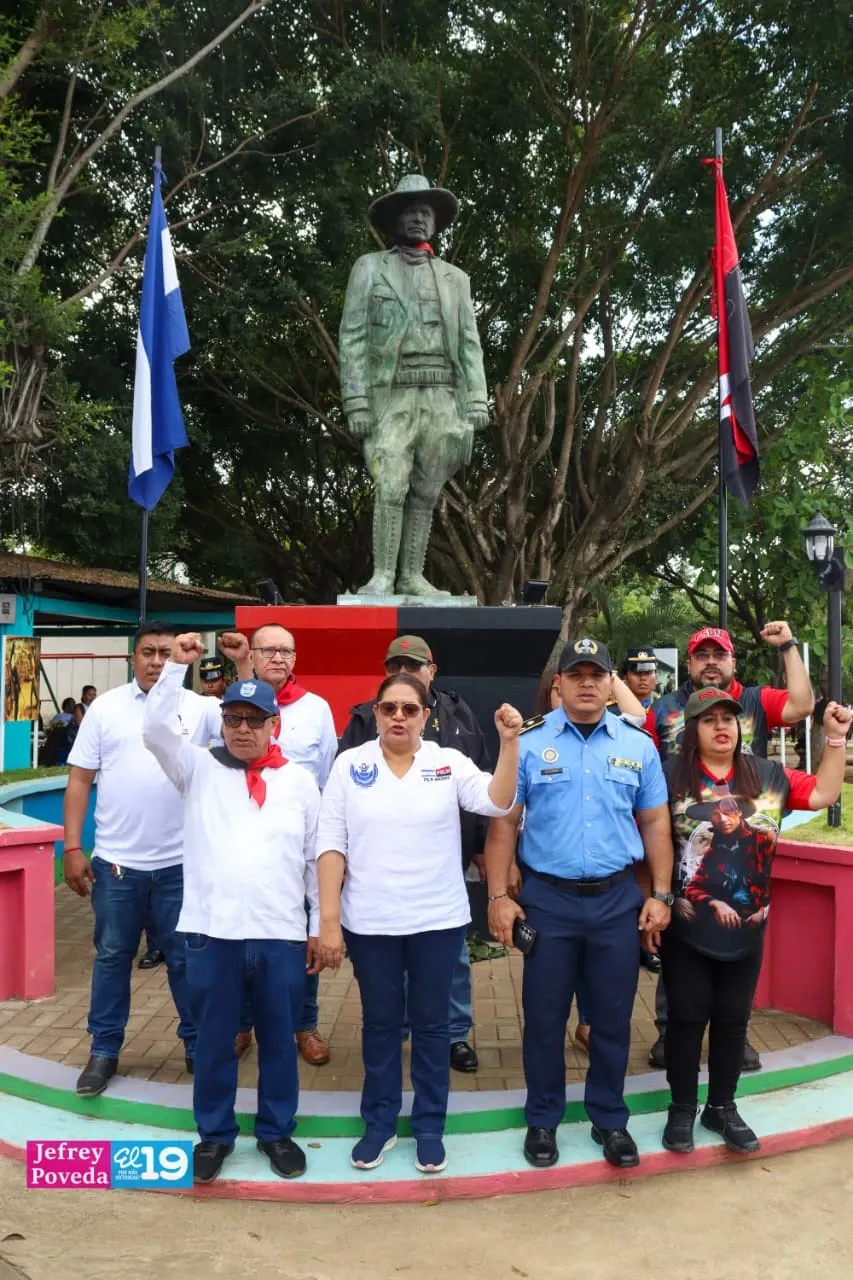 Actos culturales conmemoran la inmortalidad del General Sandino