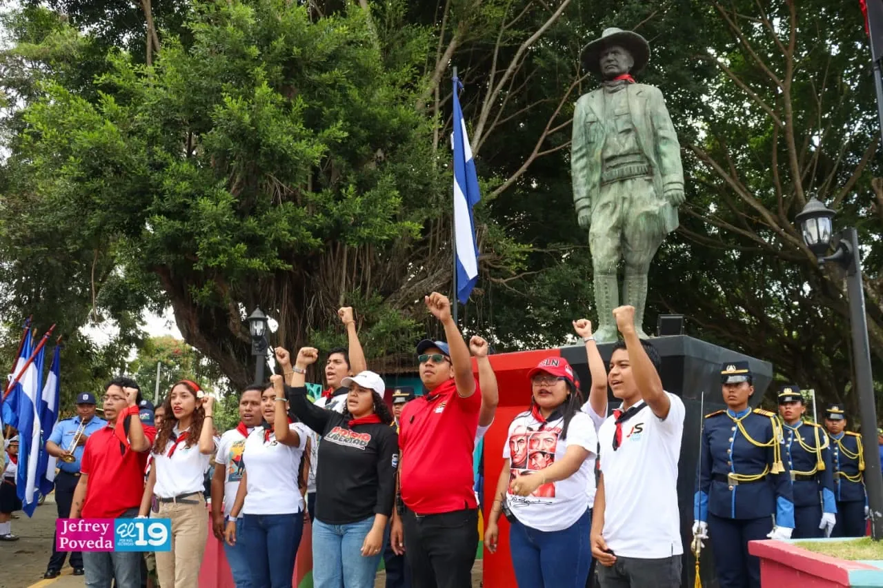 Actos culturales conmemoran la inmortalidad del General Sandino