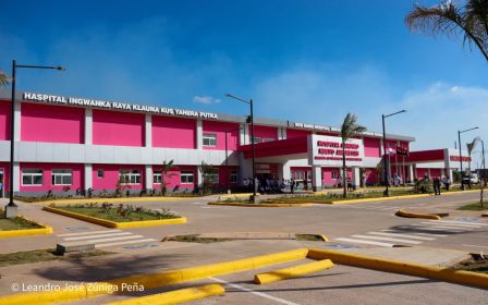 Entrega del Hospital Sandino Nuevo Amanecer en saludo al General de Hombres y Mujeres Libres