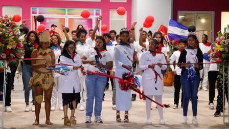 Entrega del Hospital Sandino Nuevo Amanecer en saludo al General de Hombres y Mujeres Libres