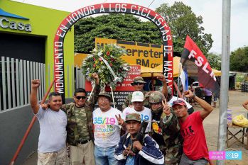 Caravanas de todo el país llegan a Managua para celebración del 35/19