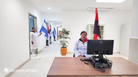Entrega del Hospital Sandino Nuevo Amanecer en saludo al General de Hombres y Mujeres Libres