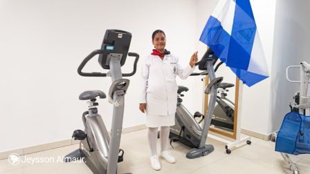 Entrega del Hospital Sandino Nuevo Amanecer en saludo al General de Hombres y Mujeres Libres