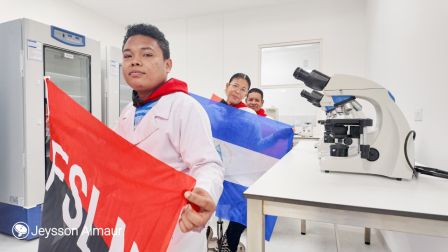 Entrega del Hospital Sandino Nuevo Amanecer en saludo al General de Hombres y Mujeres Libres
