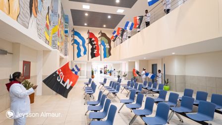 Entrega del Hospital Sandino Nuevo Amanecer en saludo al General de Hombres y Mujeres Libres