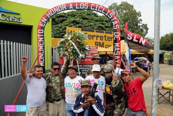 Caravanas de todo el país llegan a Managua para celebración del 35/19