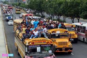 Caravanas de todo el país llegan a Managua para celebración del 35/19