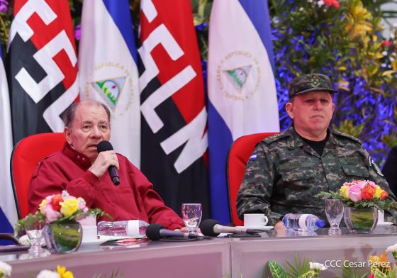 Entrega del Hospital Sandino Nuevo Amanecer en saludo al General de Hombres y Mujeres Libres