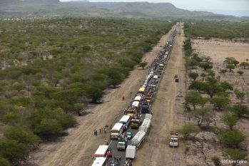 Caravanas de todo el país llegan a Managua para celebración del 35/19