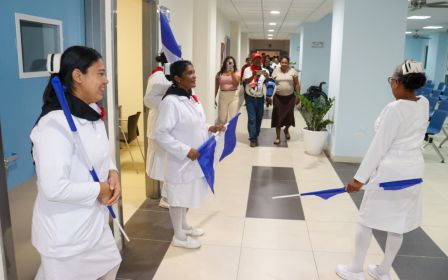 Entrega del Hospital Sandino Nuevo Amanecer en saludo al General de Hombres y Mujeres Libres