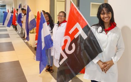 Entrega del Hospital Sandino Nuevo Amanecer en saludo al General de Hombres y Mujeres Libres