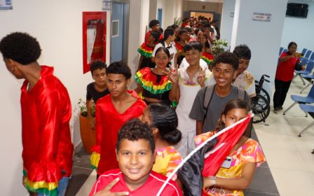 Entrega del Hospital Sandino Nuevo Amanecer en saludo al General de Hombres y Mujeres Libres