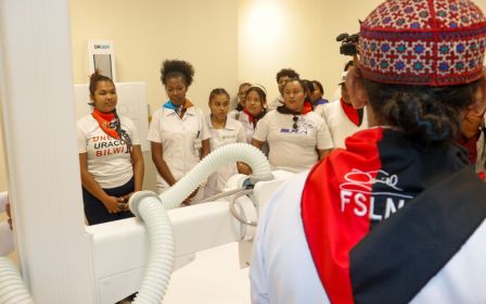 Entrega del Hospital Sandino Nuevo Amanecer en saludo al General de Hombres y Mujeres Libres